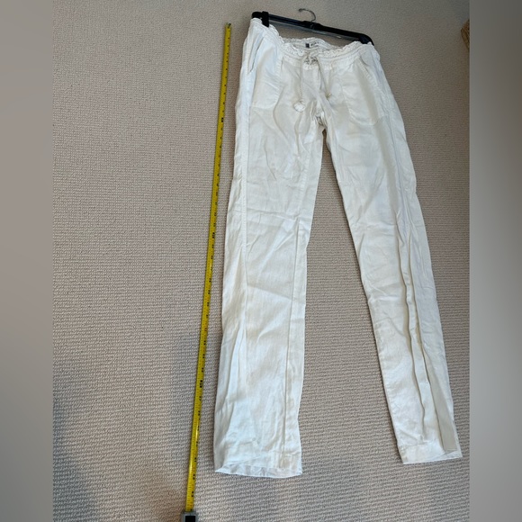 ROXY Linen Drawstring Pants Size M - Picture 4 of 8